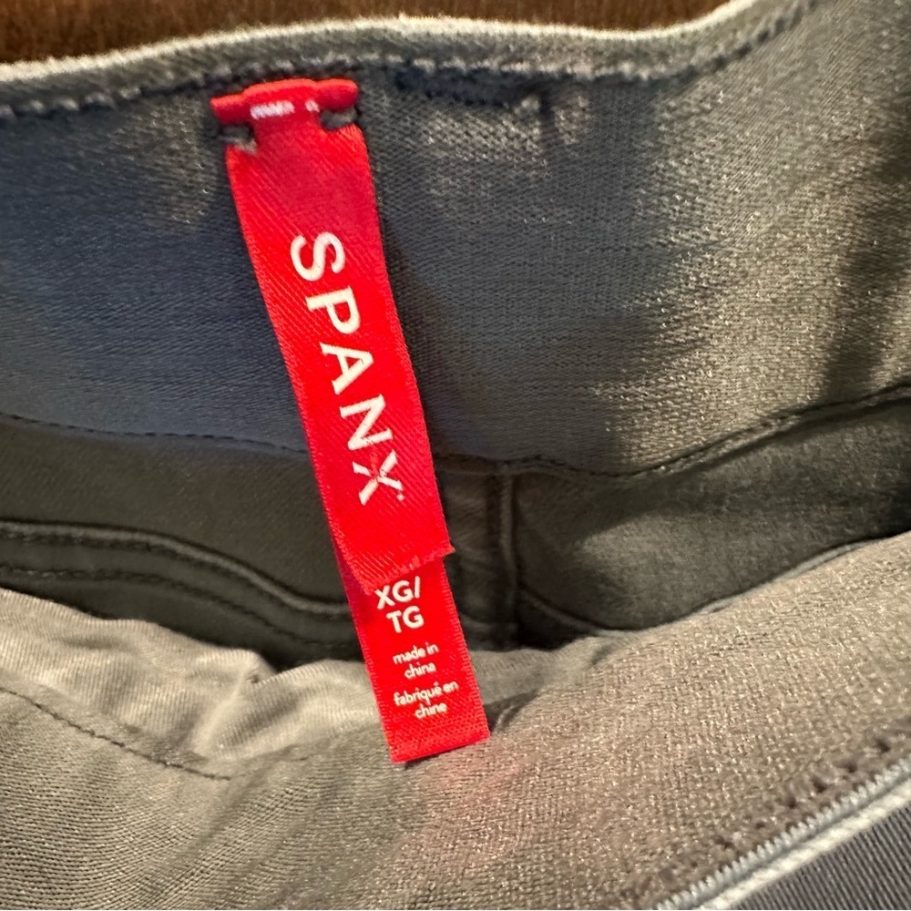 Lot of 4 Pairs of SPANX Women's Shorts - Blue, Orange, Tan, Charcoal - Size XL - Picture 12 of 14